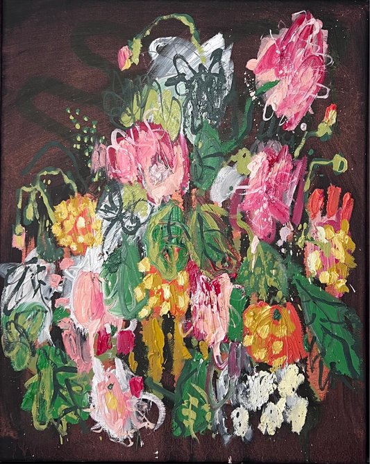 ‘Until The Light Calls You Back Into The Wild’ (After ‘Flower Still Life with Bird’s Nest‘ Jan van Huysum (1682 - 1749)