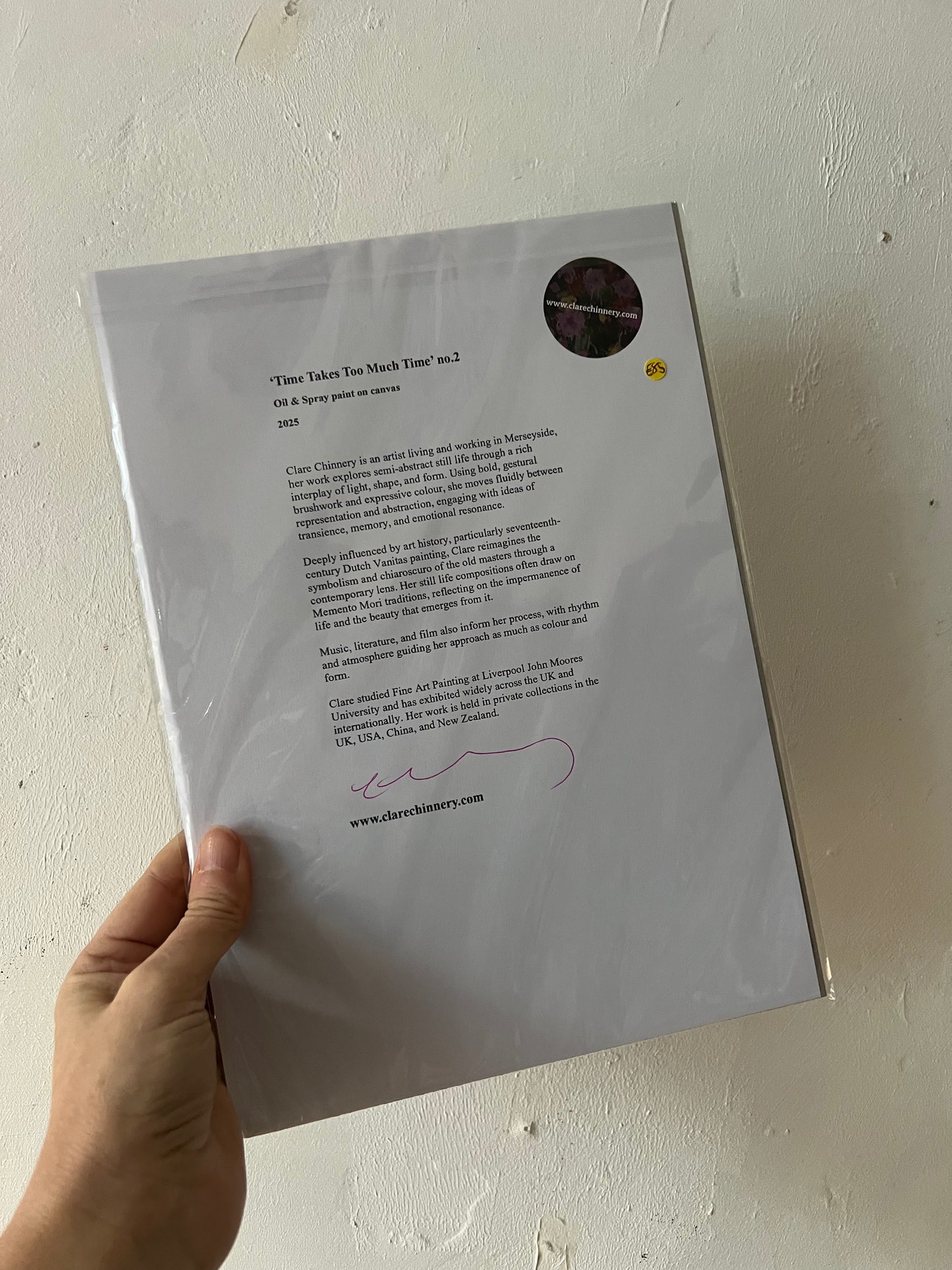 ‘Time Takes Too Much Time’ No.2