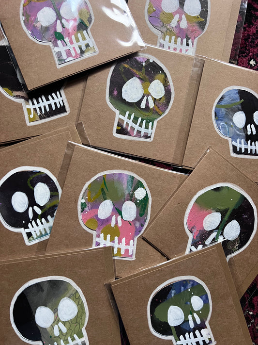 Skull Greeting Card 3