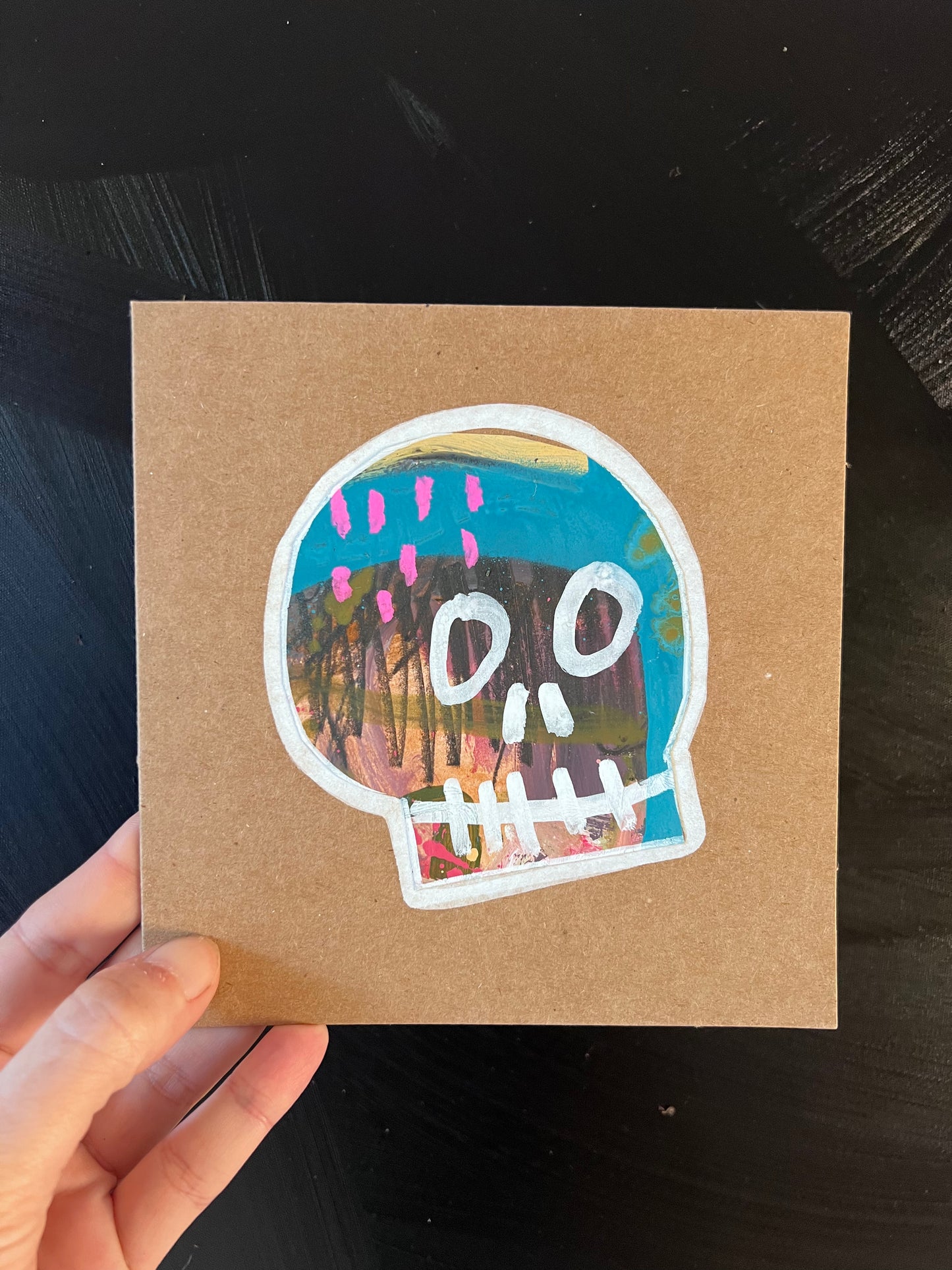 Skull Greeting Card 1