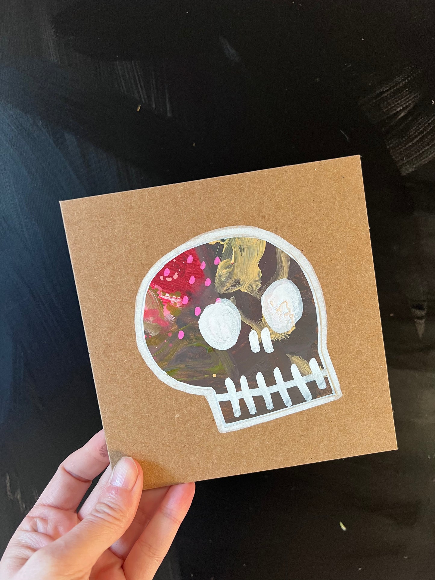 Skull Greeting Card 4