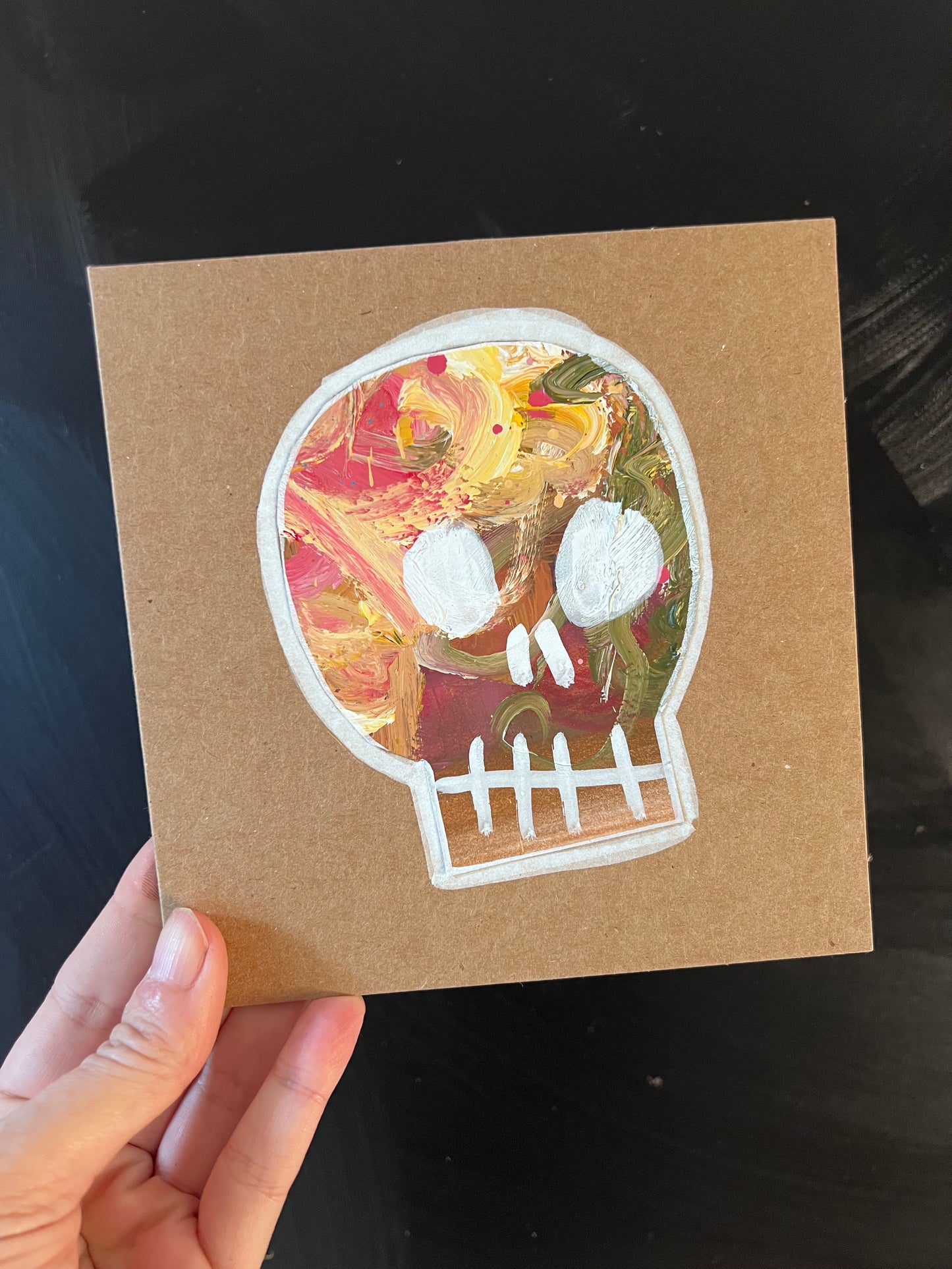 Skull Greeting Card 5