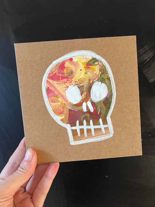 Skull Greeting Card 5