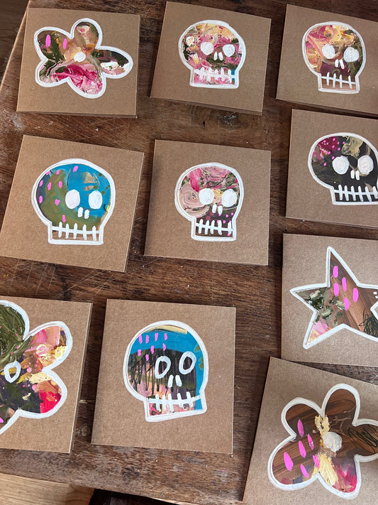 Skull Greeting Card 2