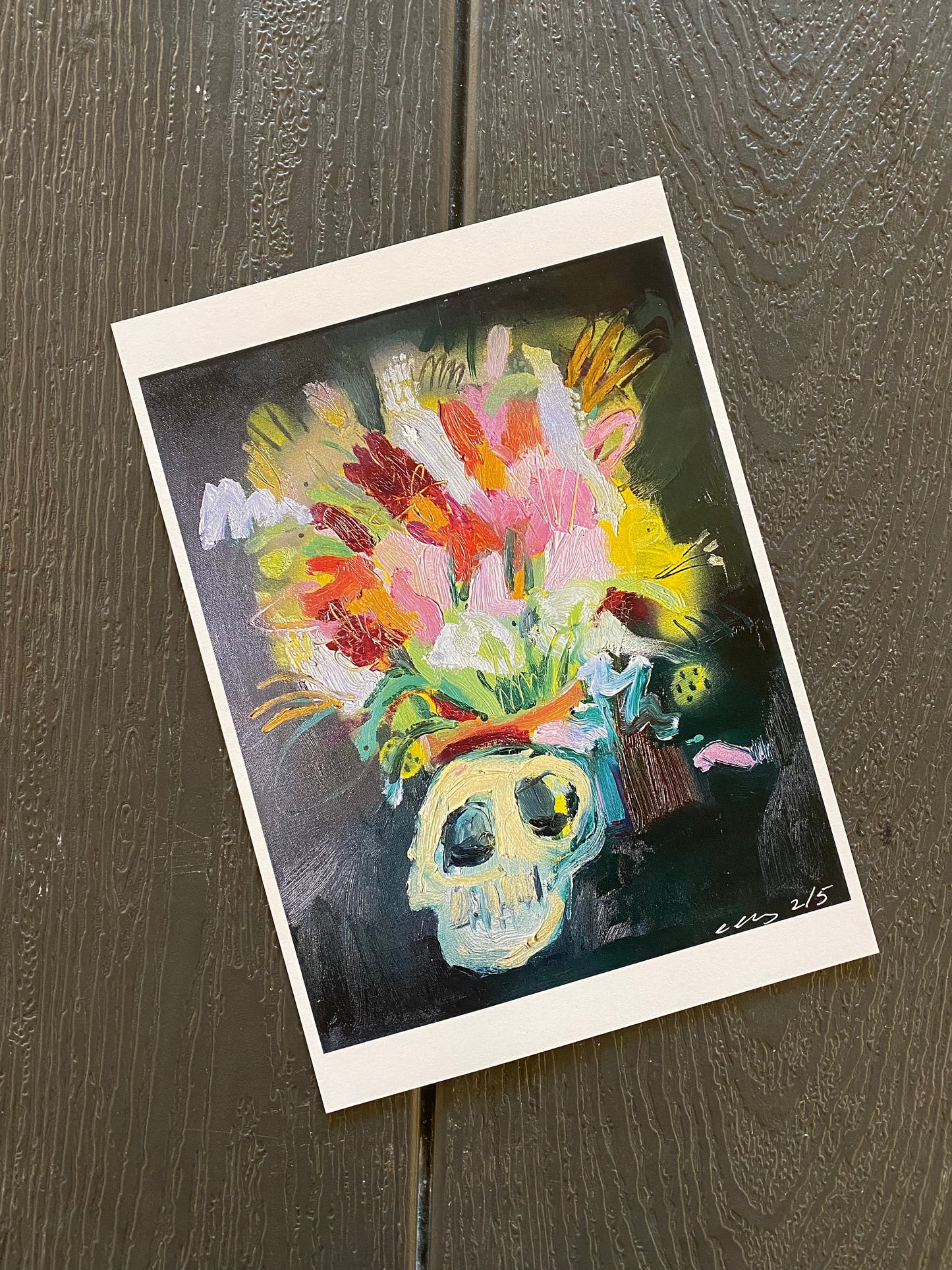 ‘Skull & Flowers’ Limited Edition Print