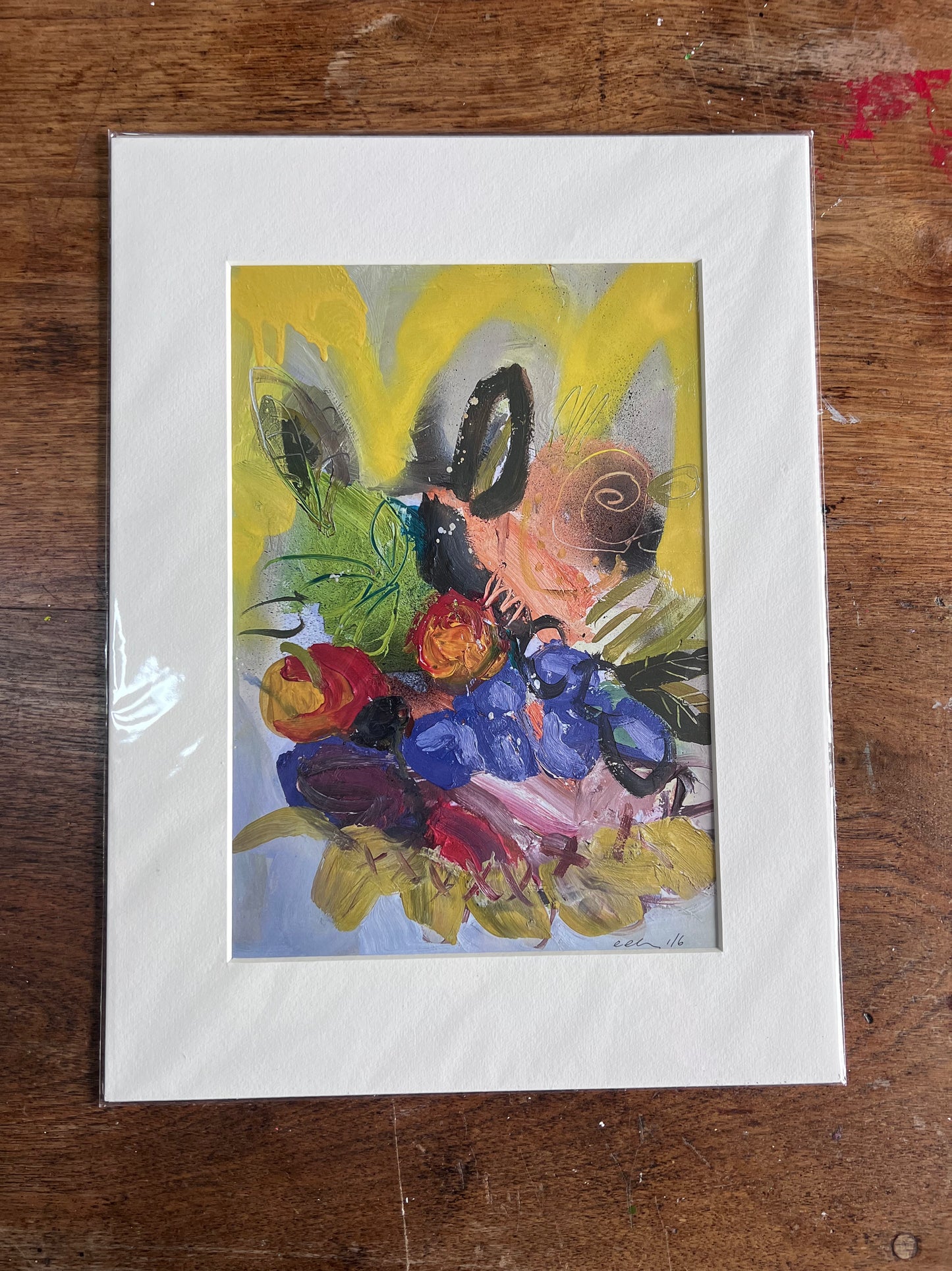 ‘Sour Grapes Study ll’ Limited Edition Print Mounted